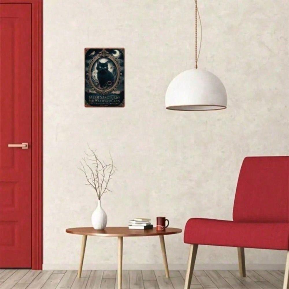 Vintage Metal Poster Wall Art for Bar