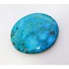 Natural Blue Turquoise Oval Cabochon 74.05 Ct CERTIFIED Loose Gemstone For Gift