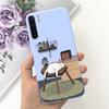 Für Oppo A91 Hülle Oppo Reno3 CPH2043 Niedliche Astronauten Cartoon Hülle Weiche TPU Handyhülle Für Oppo F15 Reno 3 OppoA91 Fundas Bumper