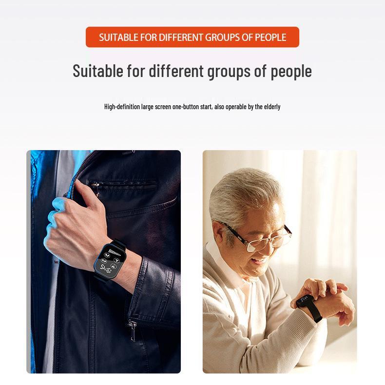 Life Waterproof EMS Microcurrent Pulse Massage Smartwatch