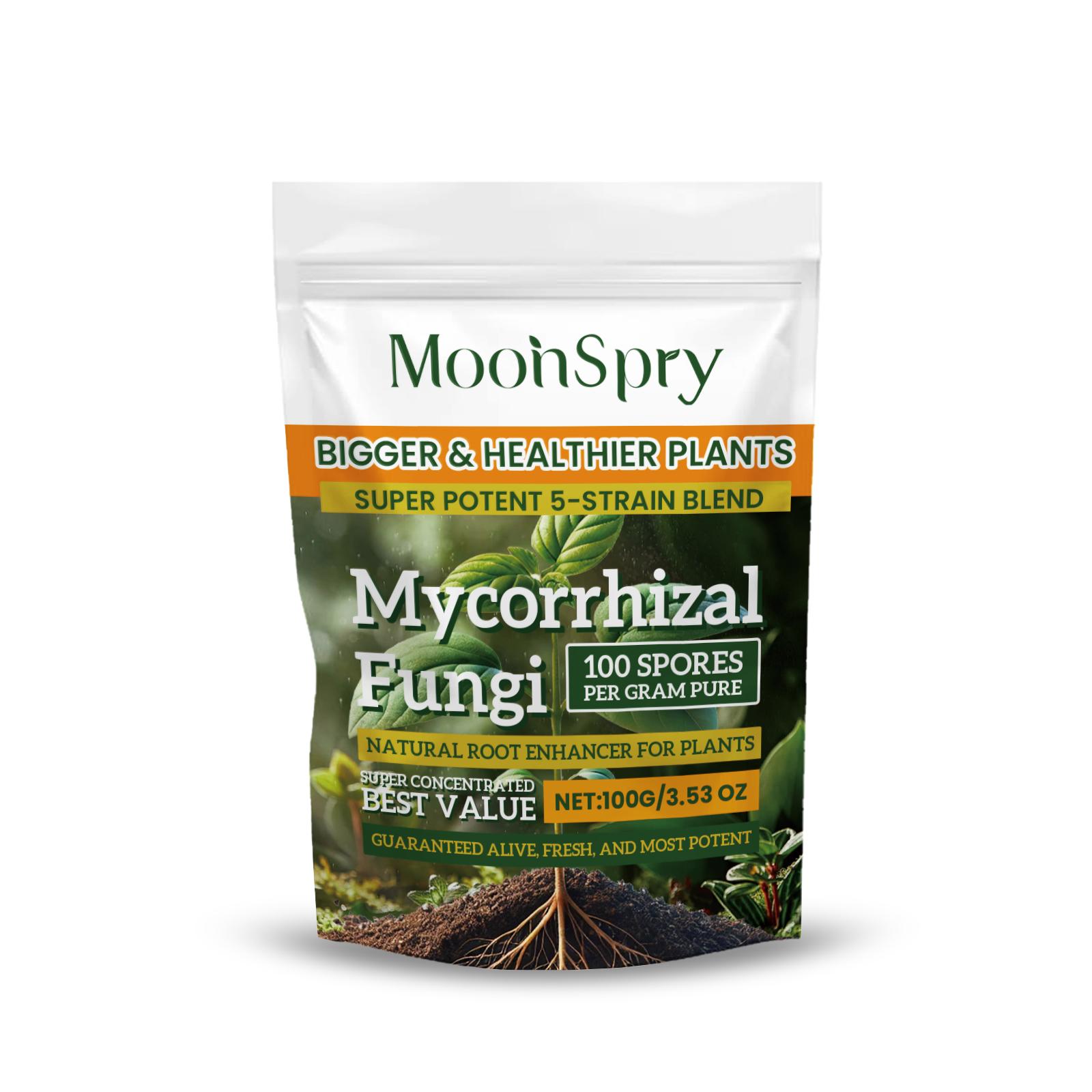MoonSpry Organic Plant Root Enhancer Powder - Nutrient Fertilizer for Green Plants, Potted Plants, and Horticultural Growth