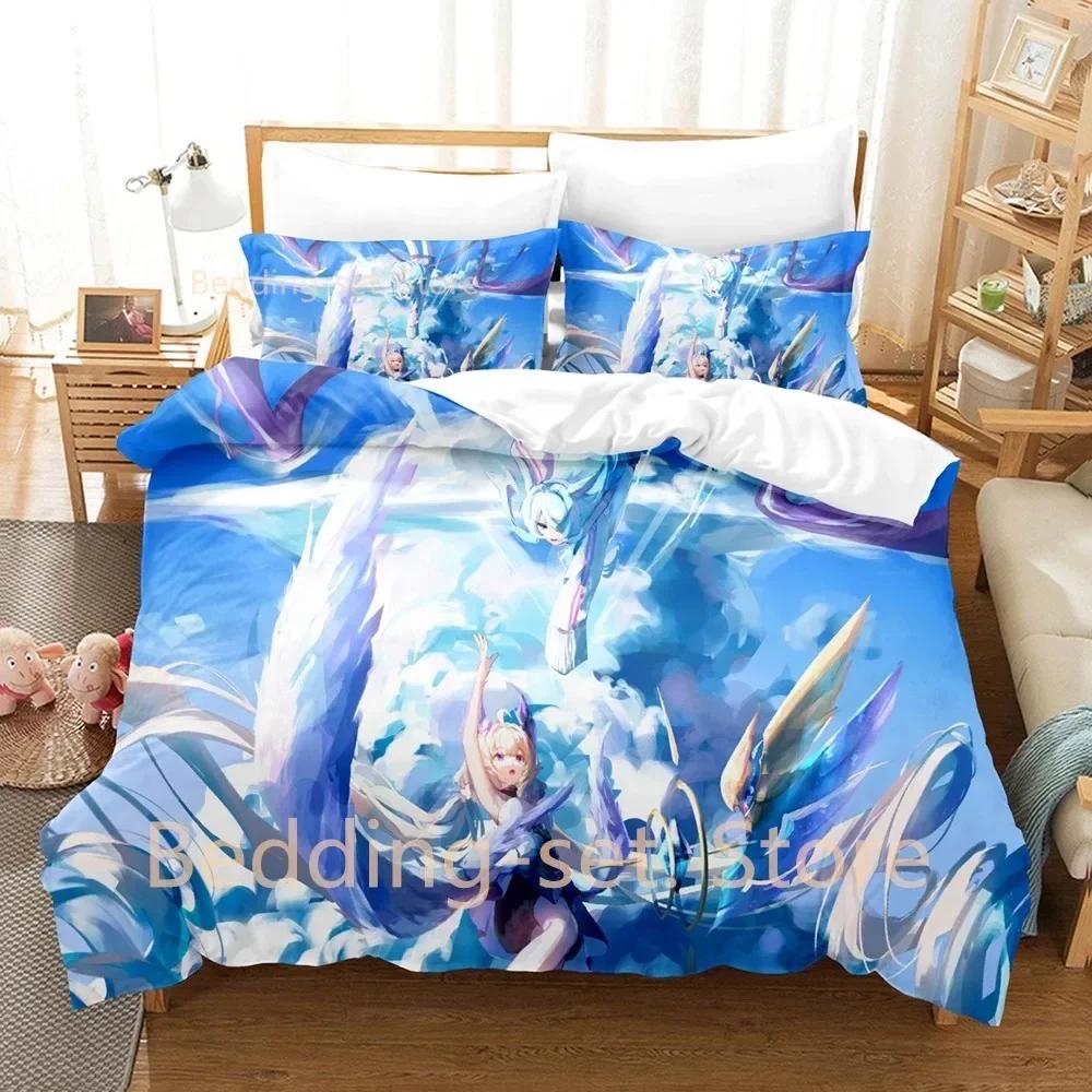 Elira Pendora Bedding Set Single Twin Full Queen King Size Bed Set Adult Kid Bedroom Duvetcover Sets Anime Bed Sheet Set