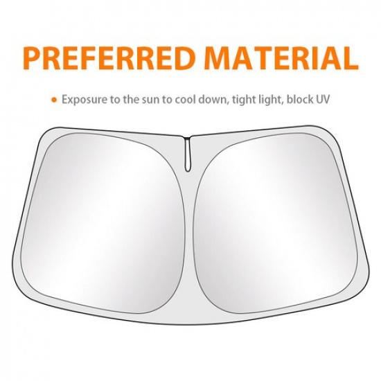 Front Windshield Sun Shade Foldable Cover For 16-24 Lexus RX350 RX350L RX450H