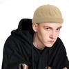 Clape Roll Solid Smaller Face Outdoor Men's Cap, Brimless, Lightweight, Fisherman's Cap, Stylish, Soft, Foldable, Round, Color, Unique, Gentleman's