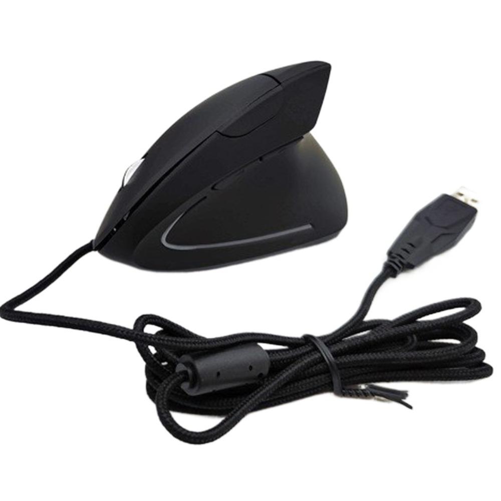 Luminous Vertical Mouse Silent Computer Mice Multifunction Vertical Wired Mouse  E-sports Gamer