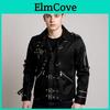 Michael Jackson Cosplay Bühnen Punk Jacke Mit Metalldetails Für Darsteller