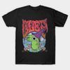Taille asiatique Coton Unisexe T-shirt Imprimé T-shirt Amis Souriants Glep Fleurs Pesantes Dessin Animé T-shirt Impression Sans Découpe Coupe Régulière