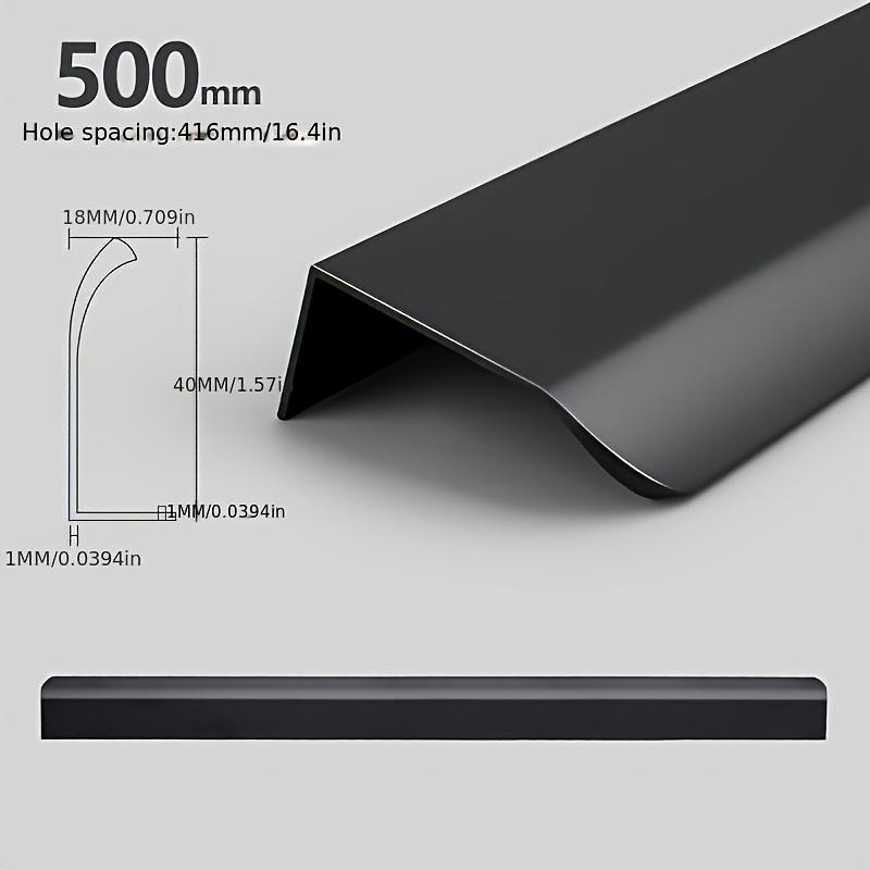 Mânere Ascunse pentru Mobilă Auriu Negru Alb Mânere pentru Dulap de Bucătărie Fără Găuri Mânere pentru Dulapuri și Sertare Mâner Arc pentru Dulap Mâner pentru Mobilă de Ușă