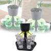 Wine Hexagonal Fair Divider Party Pour Dispenser Tray Set Of Supplies Tools