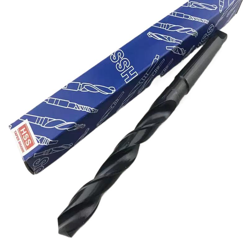 HSS Nitridation  Morse taper shank Fried Dough Twists drill bit 10~43mm, cast iron, steel metal drilling machine tool drill bit