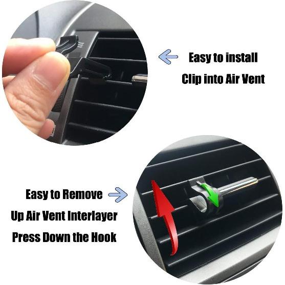 Yosoo Car Auto Seat Back Interior Air Vent Cell Phone Holder Pouch Bag Box Tidy Storage Bag Case Organizer with Hook (Black)