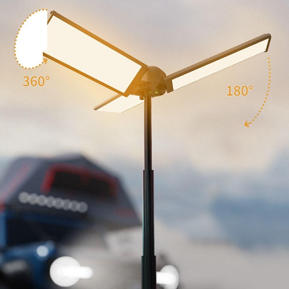 Stepless Dimming Folding Camping Light Multi-color Lighting Outdoor Waterproof Lamp  Camping Use