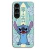 Phone Case - MANIACASE - Samsung Galaxy S26 Plus - Silicone TPU - Black - Stitch Surf Disney