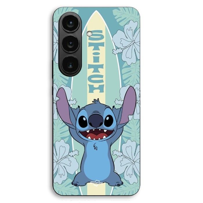 Coque de téléphone - MANIACASE - Samsung Galaxy S26 Plus - Silicone TPU - Noir - Stitch surf disney