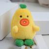 Cute Plush Keychain With Creative Design Perfect For Student Bookbag Accessories