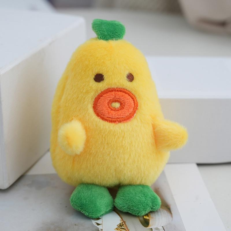 Cute Plush Keychain With Creative Design Perfect For Student Bookbag Accessories