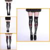 Hengzhou Halloween Skeleton Ghost Thigh-high Stockings Ultra-thin Breathable Sweat-absorbent