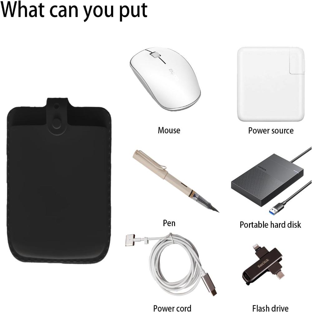 High Quality Universal Laptop Mouse Case Powerful Suction Cup Compatible Suction Cup Mouse Bag Silicone Mouse Bag for IPad