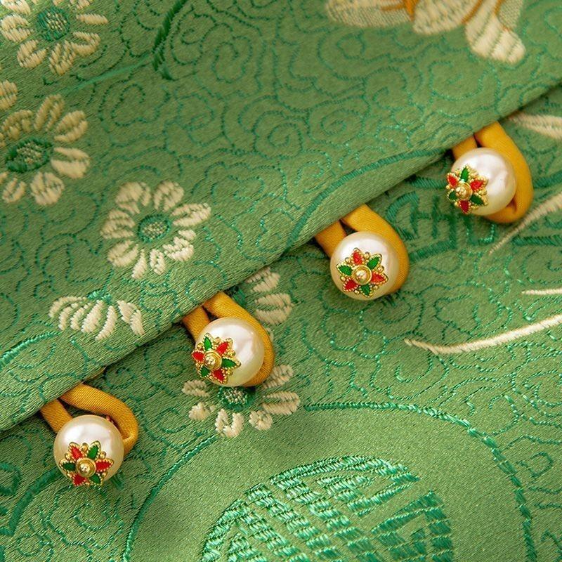 Spring intangible cultural heritage jacquard vest women's 2025 new product buckle vest vest