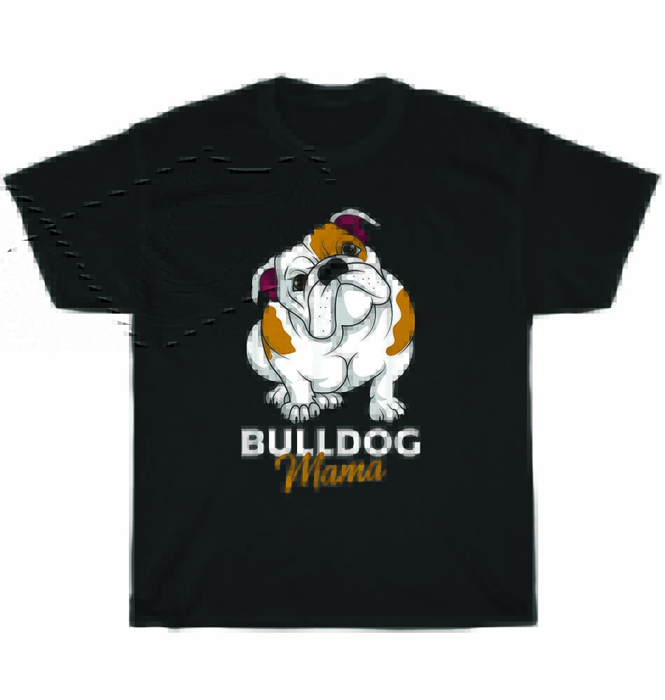 Английский Бульдог Мама Мама Булли Бульдог Любитель Питомцев Щенков Футболка Унисекс Футболка Подарок 4XL