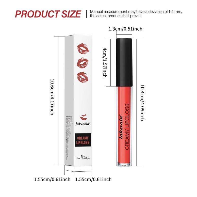 8 Colors of Matte Lip Glaze, Long-lasting Waterproof and Non-sticky Cream Matte Lip Glaze, 8 To Create A Perfect Makeup