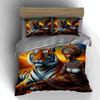 Tiger Tribal Artwork Bedding Duvet Cover Sets Duvet Covers Pillowcases Gifts (1 * Duvet Cover 2 * Pillowcases, Without Duvet Insert)