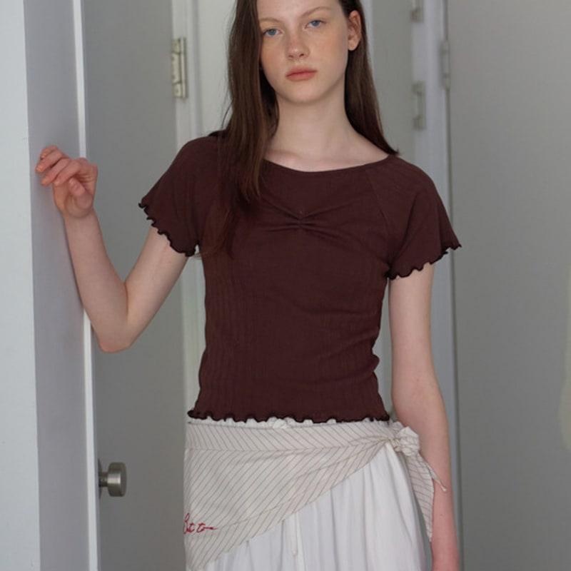 But’ton Button Logo Scarf (Ivory)