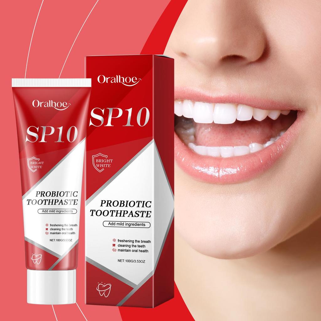 Sp-10 Probiotic Toothpaste Remove Plaque Stains Fresh Breath Whitening Tooth