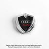 Car 3D Metal Logo Emblem Auto Side Body Decal Sticker Decoration For Audi S A4 B5 B6 B9 A3 8P A5 A6 C6 C7 4F A1 A7 A8 Q2 Q3 Q5