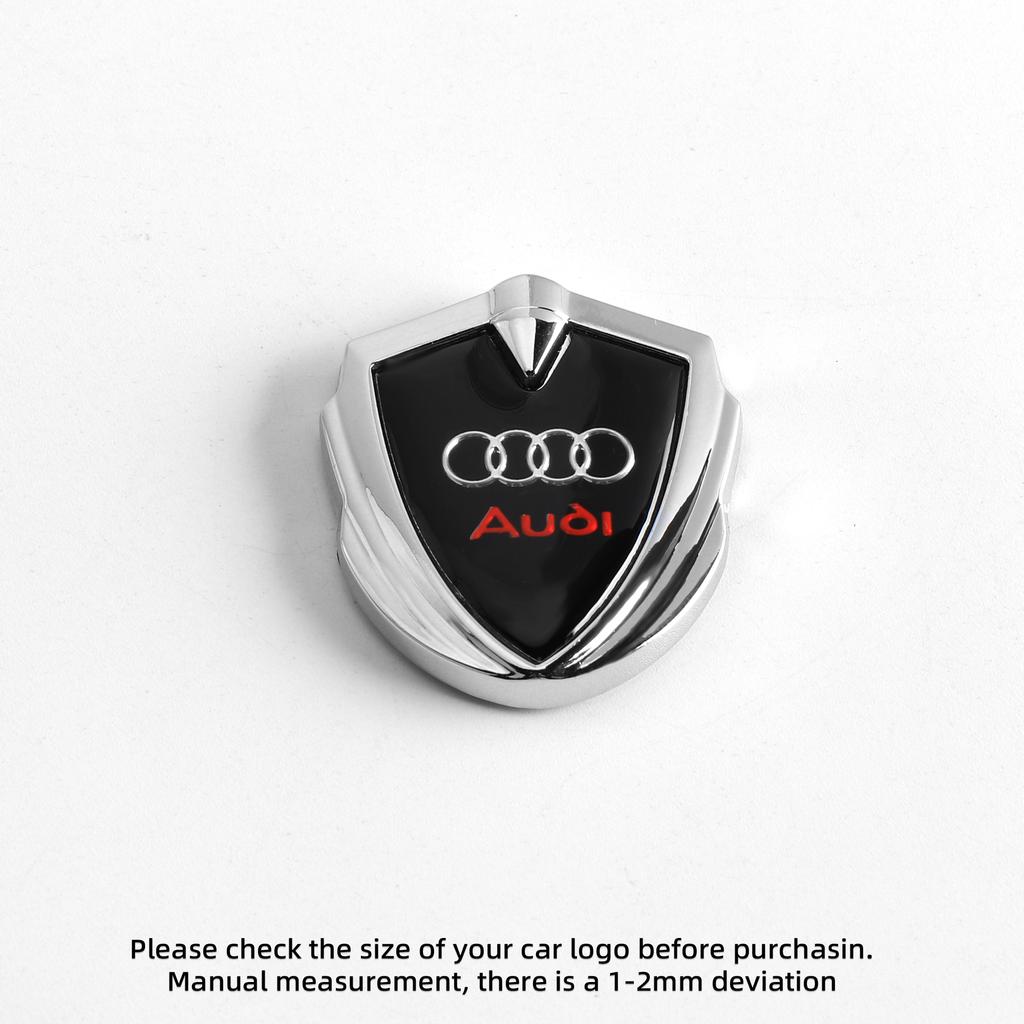 Car 3D Metal Logo Emblem Auto Side Body Decal Sticker Decoration For Audi S A4 B5 B6 B9 A3 8P A5 A6 C6 C7 4F A1 A7 A8 Q2 Q3 Q5