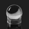 16Pcs Clear Baseball Stands Plastic Round Display Stand Clear Rings Baseball Stands for Spheres Jewelry Collections
