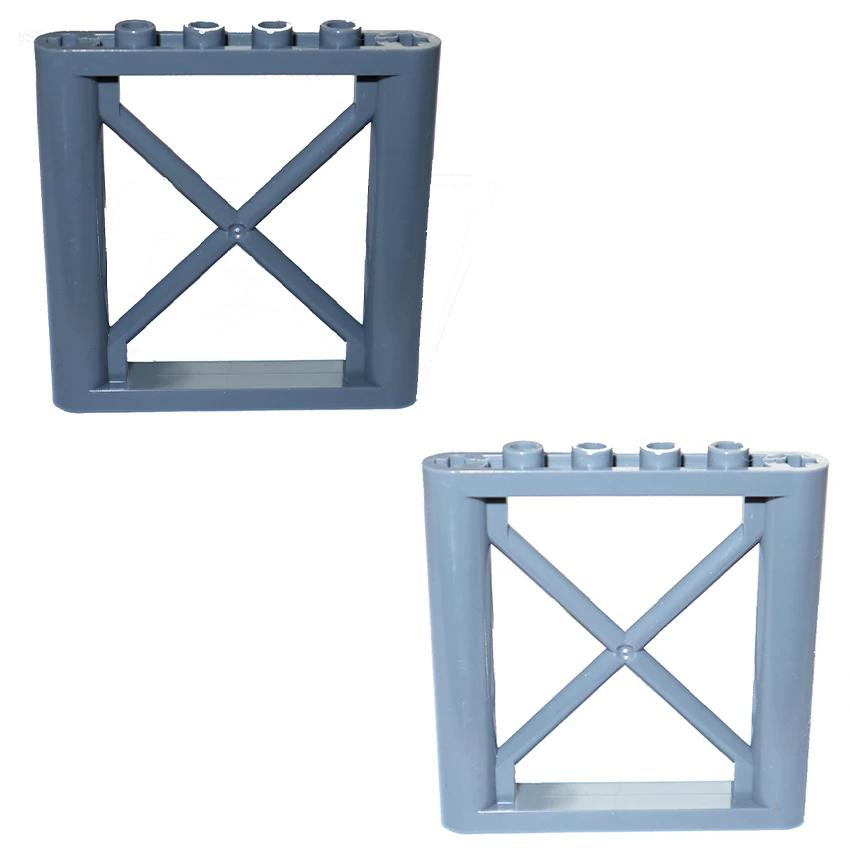 Construction Block City Accessories MOC Part Fence Railing Stair Barrier Ladder Guard Bar Castle Garden Farm Military Assemble Brick