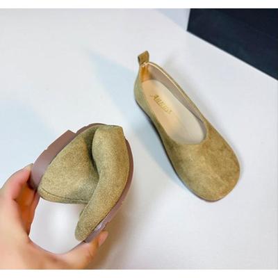 Nuovi Mocassini Semplici da Donna Retro Primavera Autunno Versatili Mocassini Moda Casual Suola Morbida Scarpe Basse da Donna Tinta Unita Slip-on