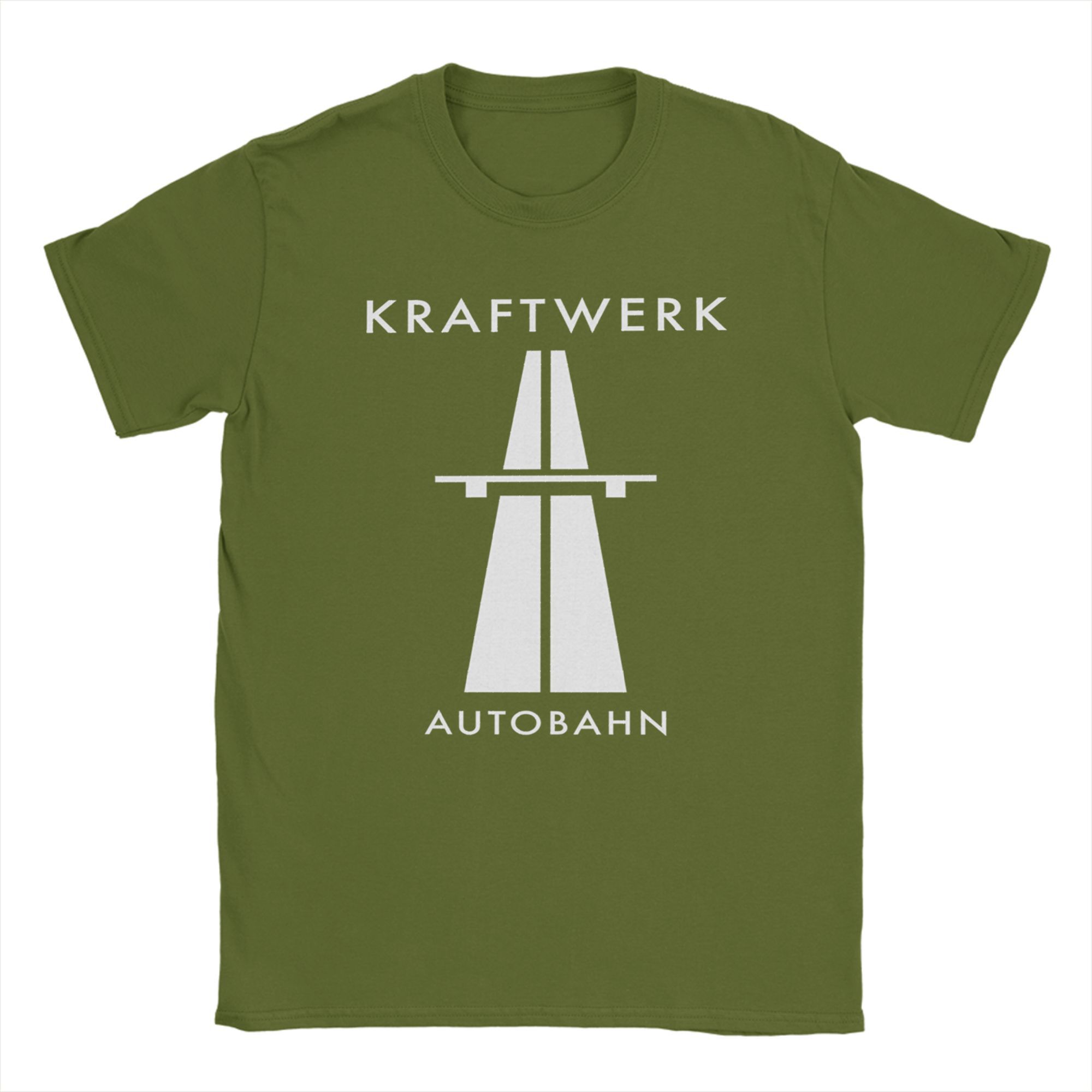 

Kraftwerks Band T-Shirt Summer 100 Cotton T-Shirts For Men Fashion Loose Tee Shirt Short Sleeve Y2K Basic Top Tees L