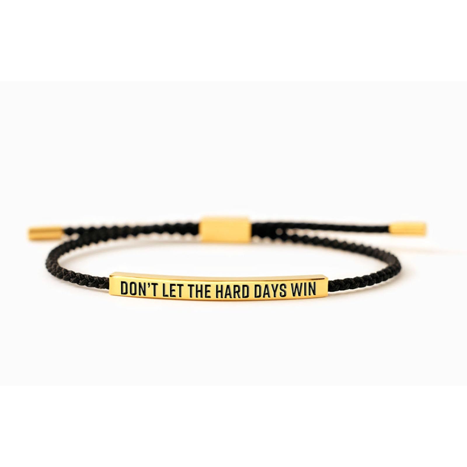 

Hot-selling stainless steel elbow lettering inspirational pineapple rope adjustable pull braided hand rope spot