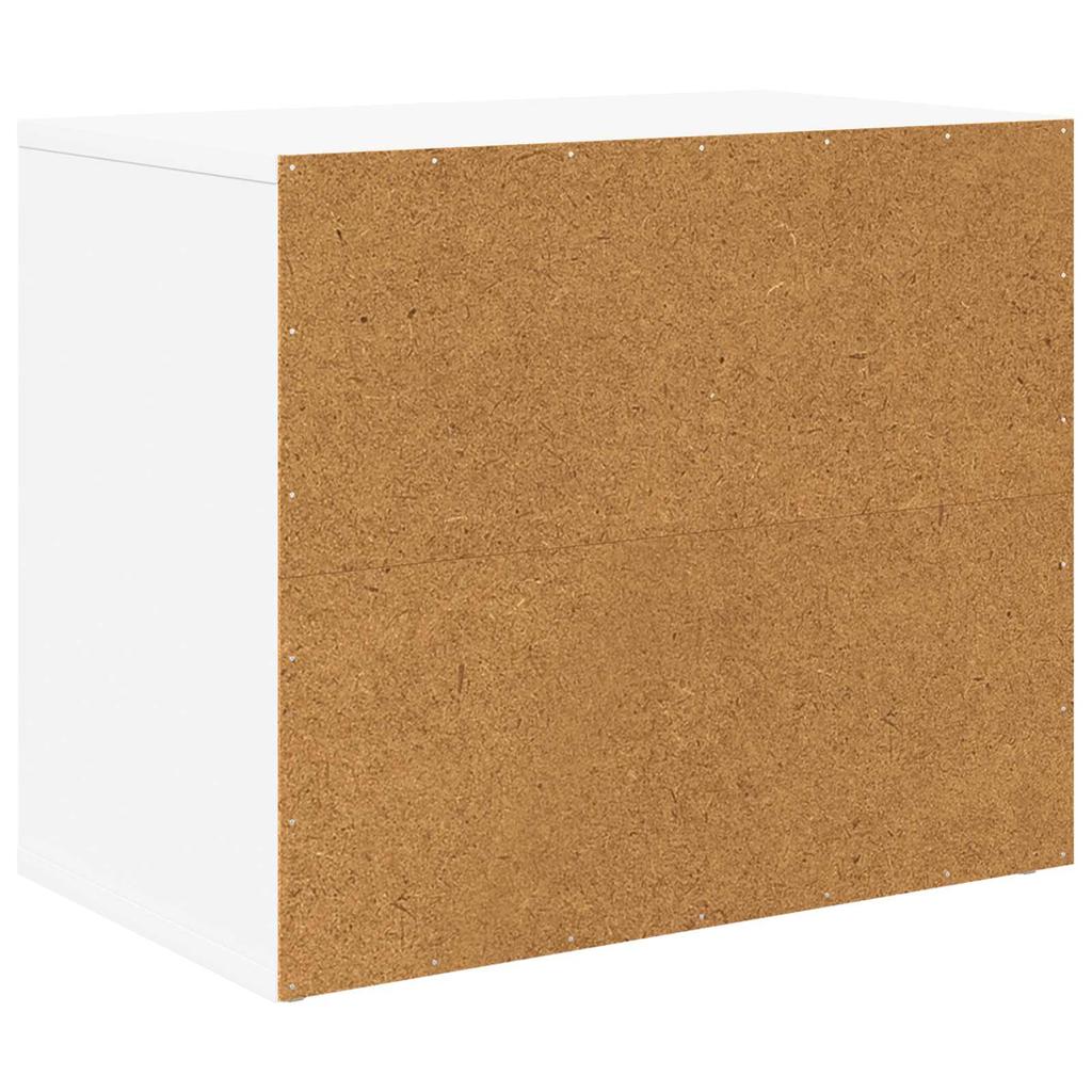 Cat House White 51 X 30 X 42 Cm Engineered Wood