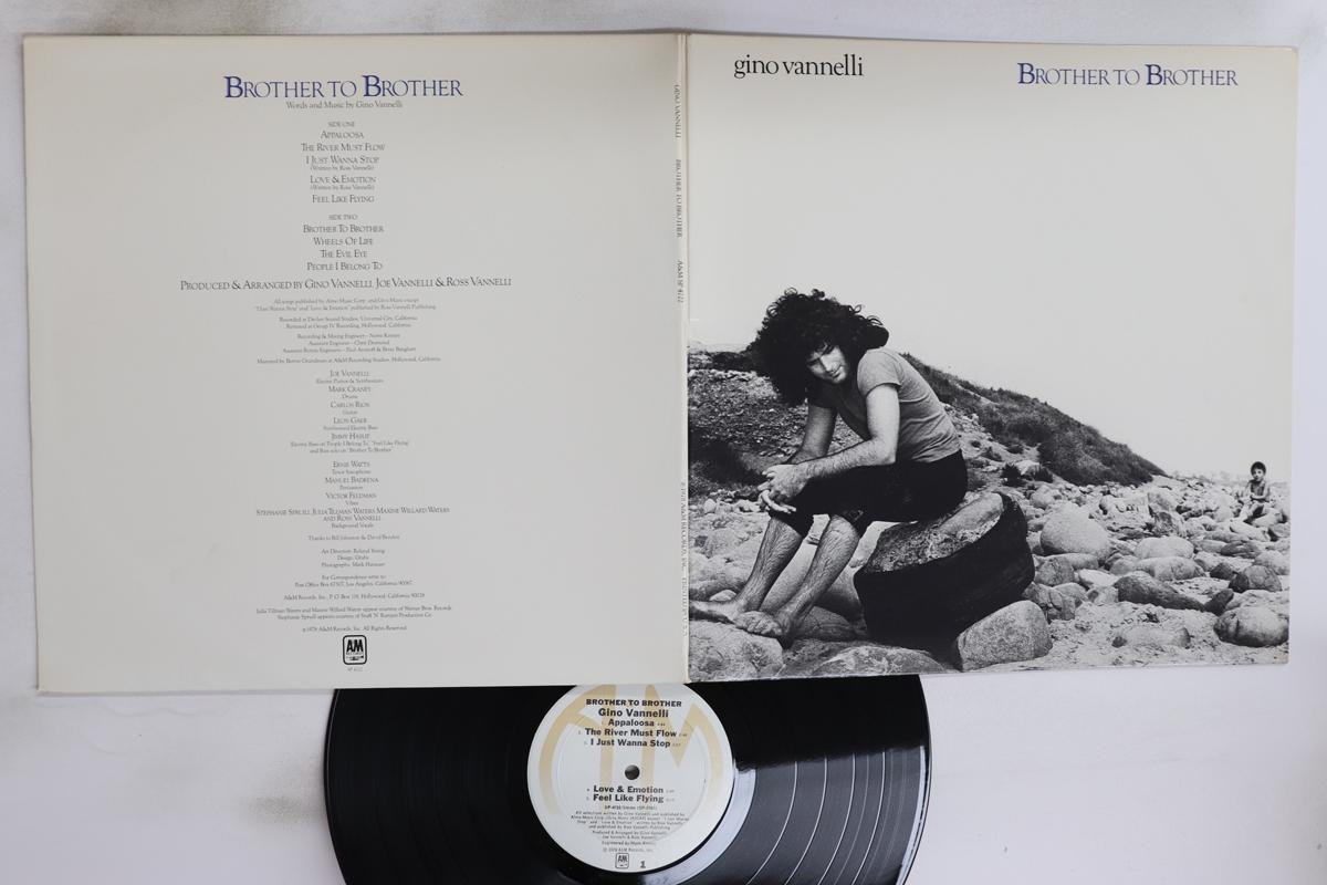 

LP Record GINO VANNELLI - Brother To Brother SP4722 A&M 1978 US Rock Used