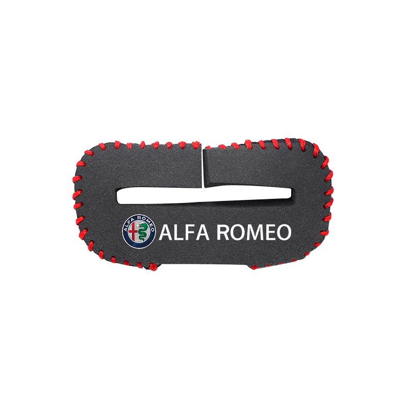 For Alfa Romeo 2Pcs Car Decorative Accessories seat belts Seat Safety Belt Buckle Cover For Alfa Romeo 156 159 147 4C 8C 166 Giu