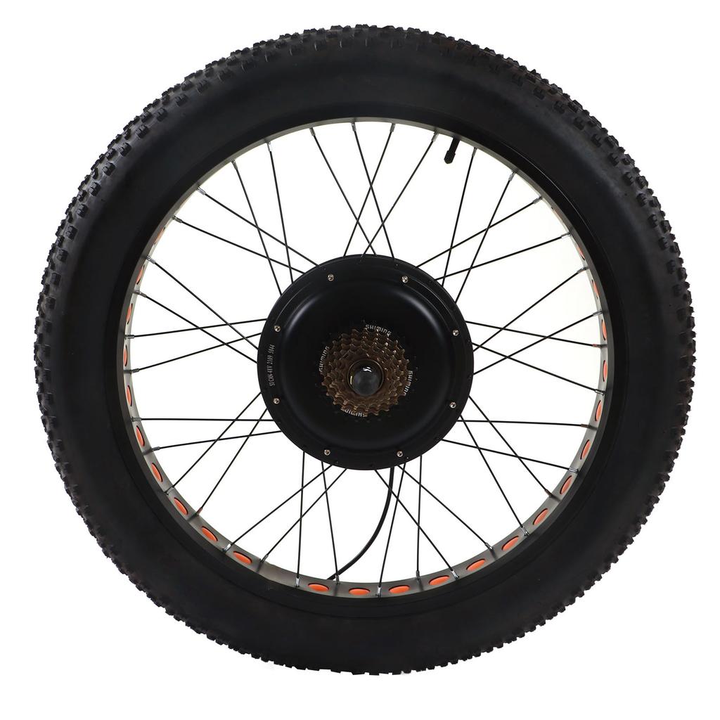 1500W 48V Rear Wheel Hub Motor S866 Display Conversion Kit for 26 Inch 4.0 Thick Tire Snow Bike