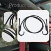 Travel Clothesline Clothes Hanger Rope Stretch Laundry Line Elastic Cord Reusable Clothing Line for Hotel Room Indoor Outdoor