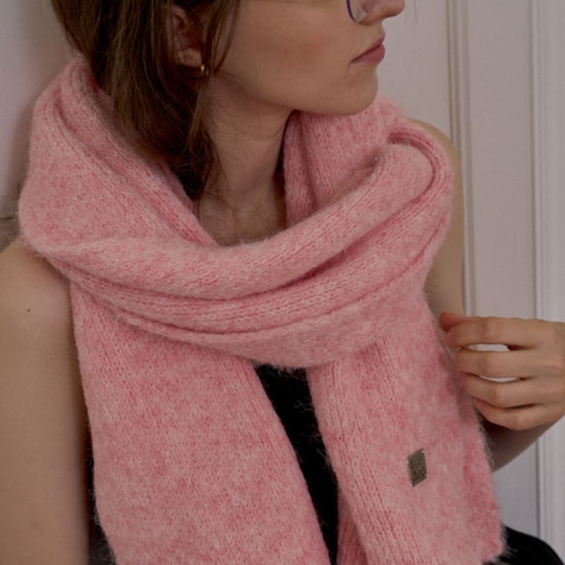 RaJu Fluffy Knit Muffler_9 Color