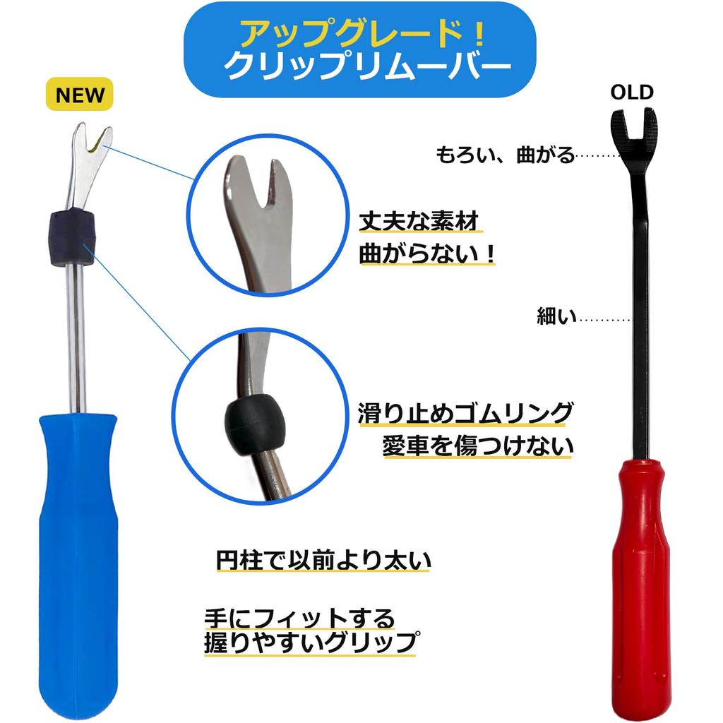 xuanli Car Push Rivet & Upholstery Removal Tool Set - Trim Clip, Bumper Clip,