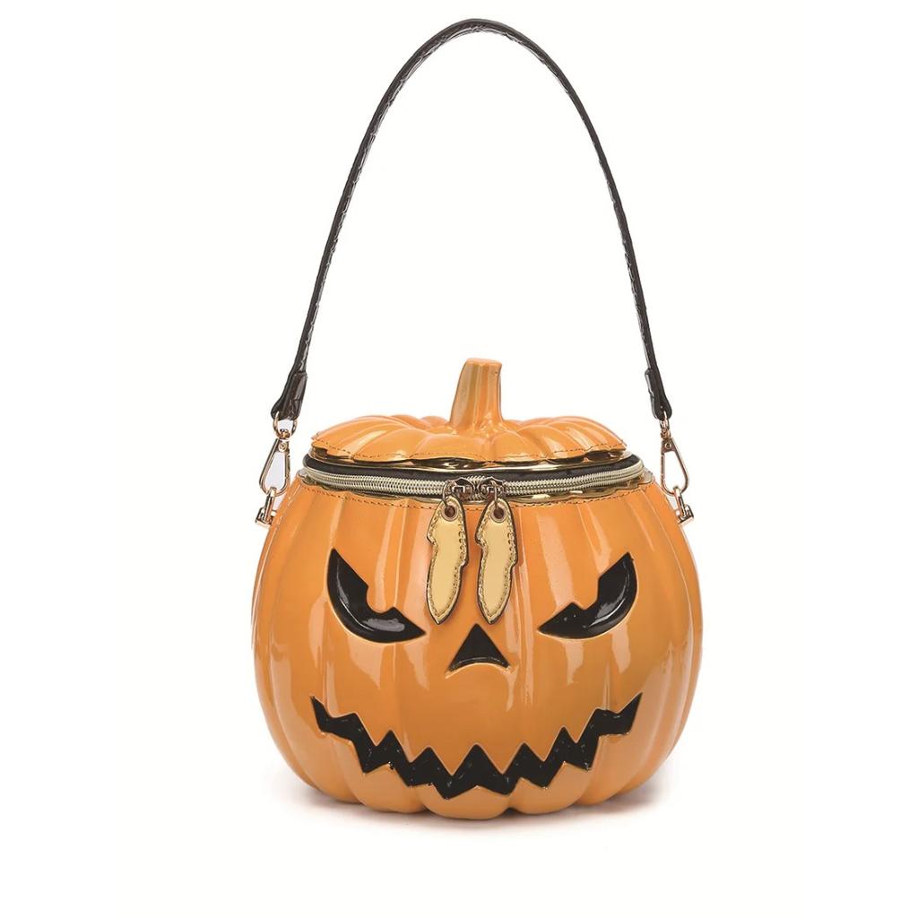 Halloween Pumpkin Shape PVC Shoulder Bag for Women  high quality crossbody bags  casual bags  messenger bag  new fashion