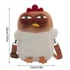 Lightweight Plush Chicken Coin Bag with Sufficient Space Kids Shoulder Bag Crossbody Purse for Everyday Use
