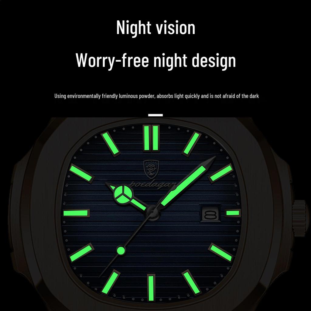 Swiss Waterproof Men's Ultra-Thin Luxury Quartz Fashion Watch