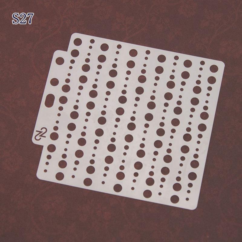 Creative Aperture Stencil: Multifunctional Mask for Spraying and Decoration for Drawing Decorating Coffee and Cakes