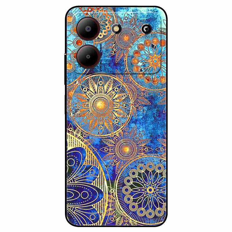 For ZTE Blade A54 4G Case Shockproof TPU Soft Silicone Phone Covers for ZTE Blade A 54 Funda Painted on for BladeA54 Luxury Capa