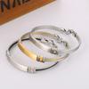 Stainless Steel Three Wire Mesh Chain Bracelet for Men Women Silver&Gold Color Punk DIY Name Fashion Jewelry Gift