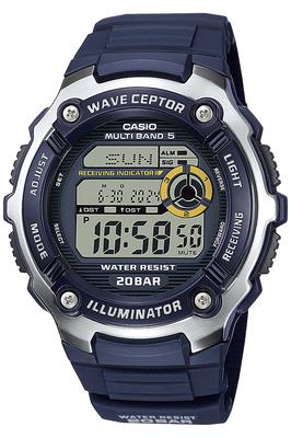 Kolekcija Wave Ceptor WV -200R-1AJF / -200R-2AJF / -200R-4AJF Vyriški laikrodžiai juodos, mėlynos ir raudonos spalvos