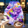 Care Bears Print Blanket - Soft & Comfortable, for Bedroom, Travel, Sofa, Home Decoration - Birthday Christmas Gift for Friend